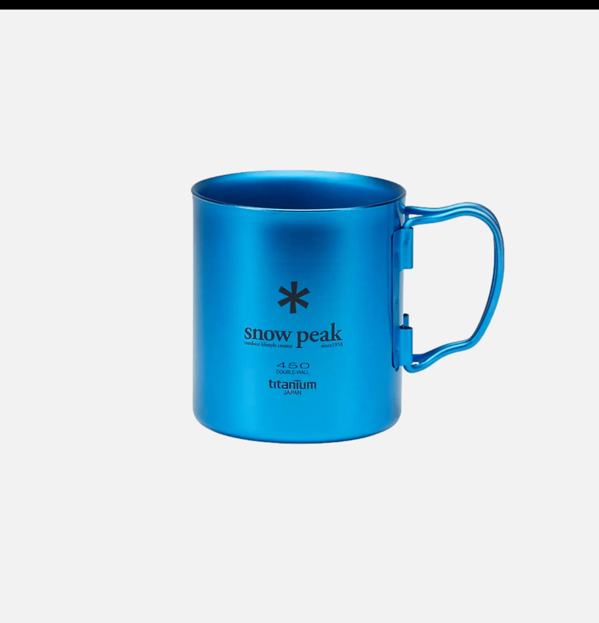 SNOW PEAK Maison<Titanium Single Cup 450 Blue