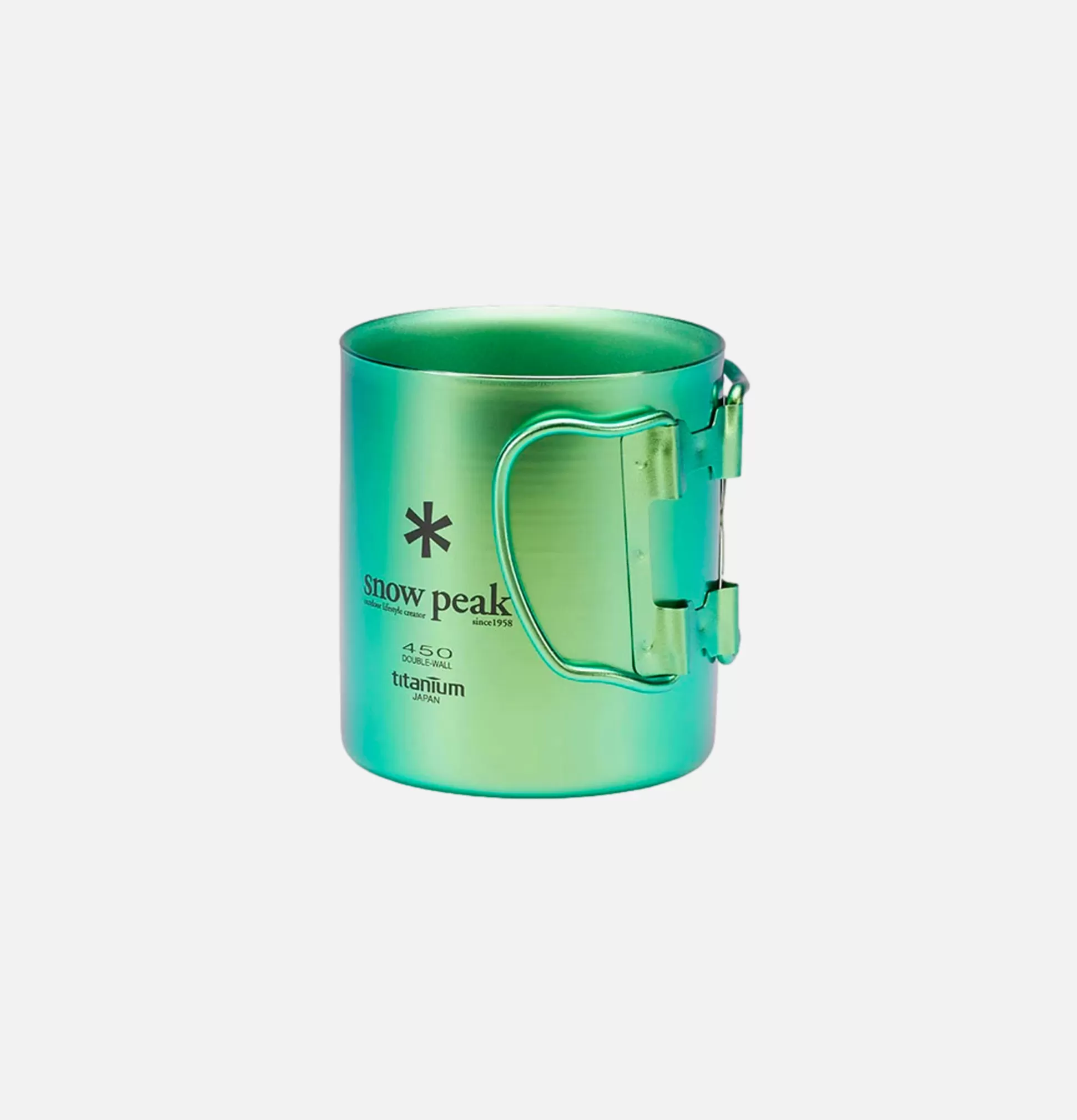 SNOW PEAK Maison<Titanium Single Cup 450 Green