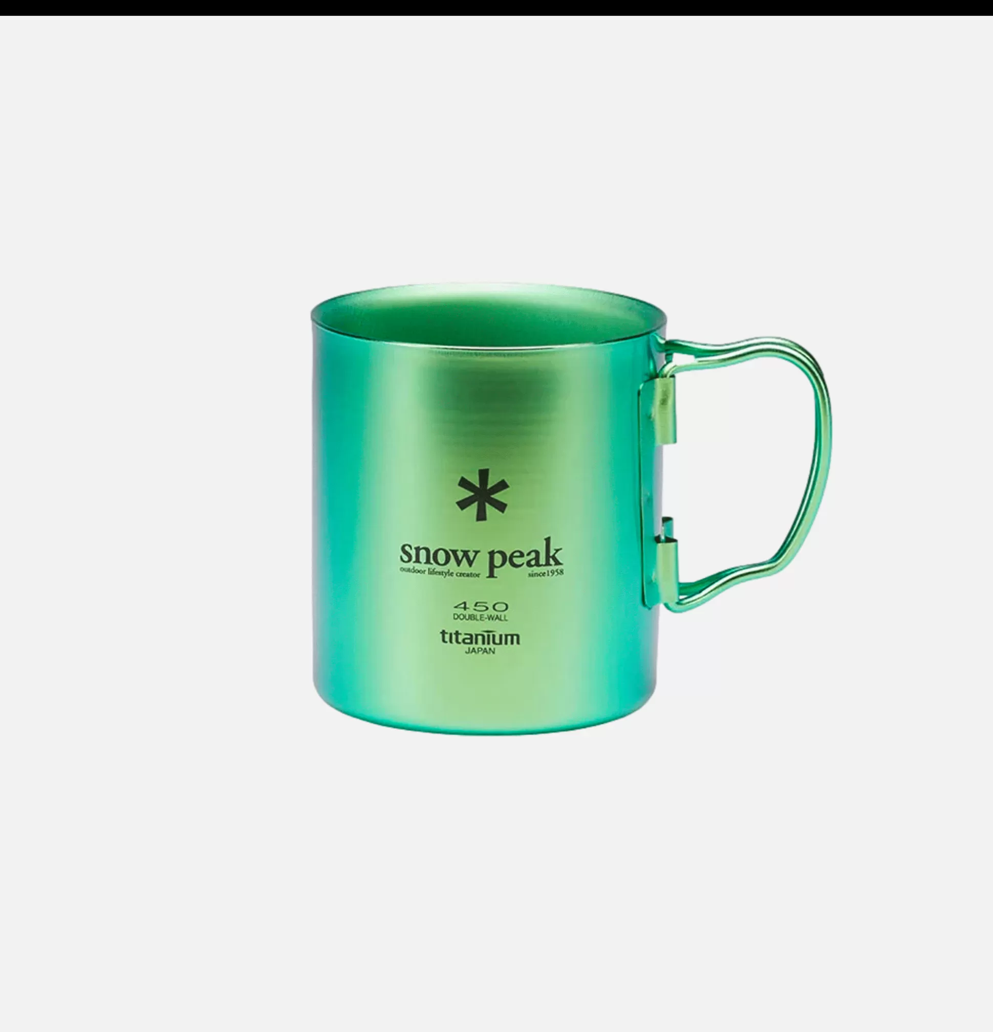 SNOW PEAK Maison<Titanium Single Cup 450 Green