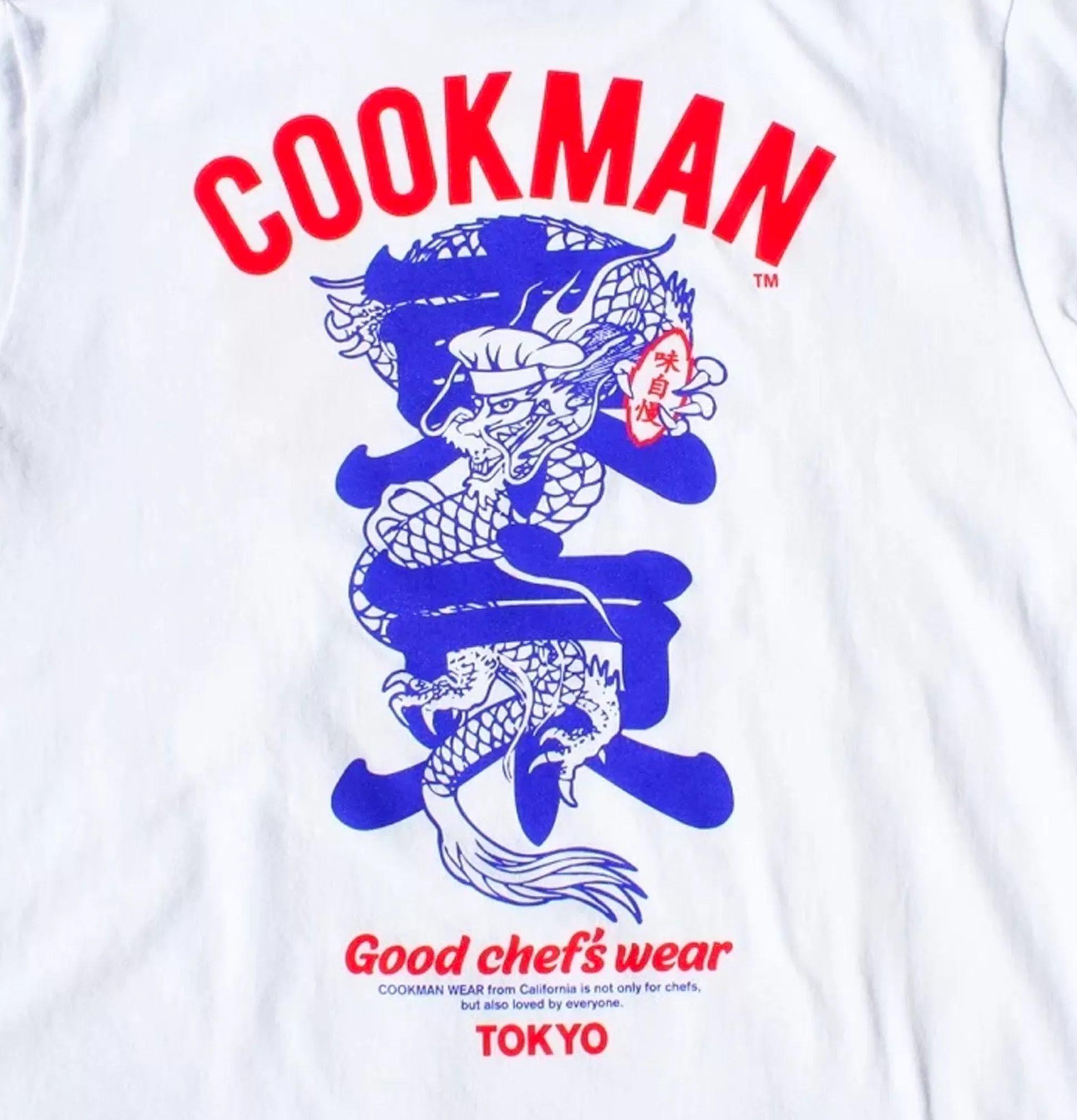 COOKMAN T-Shirts<Tokyo Dragon White T-Shirt