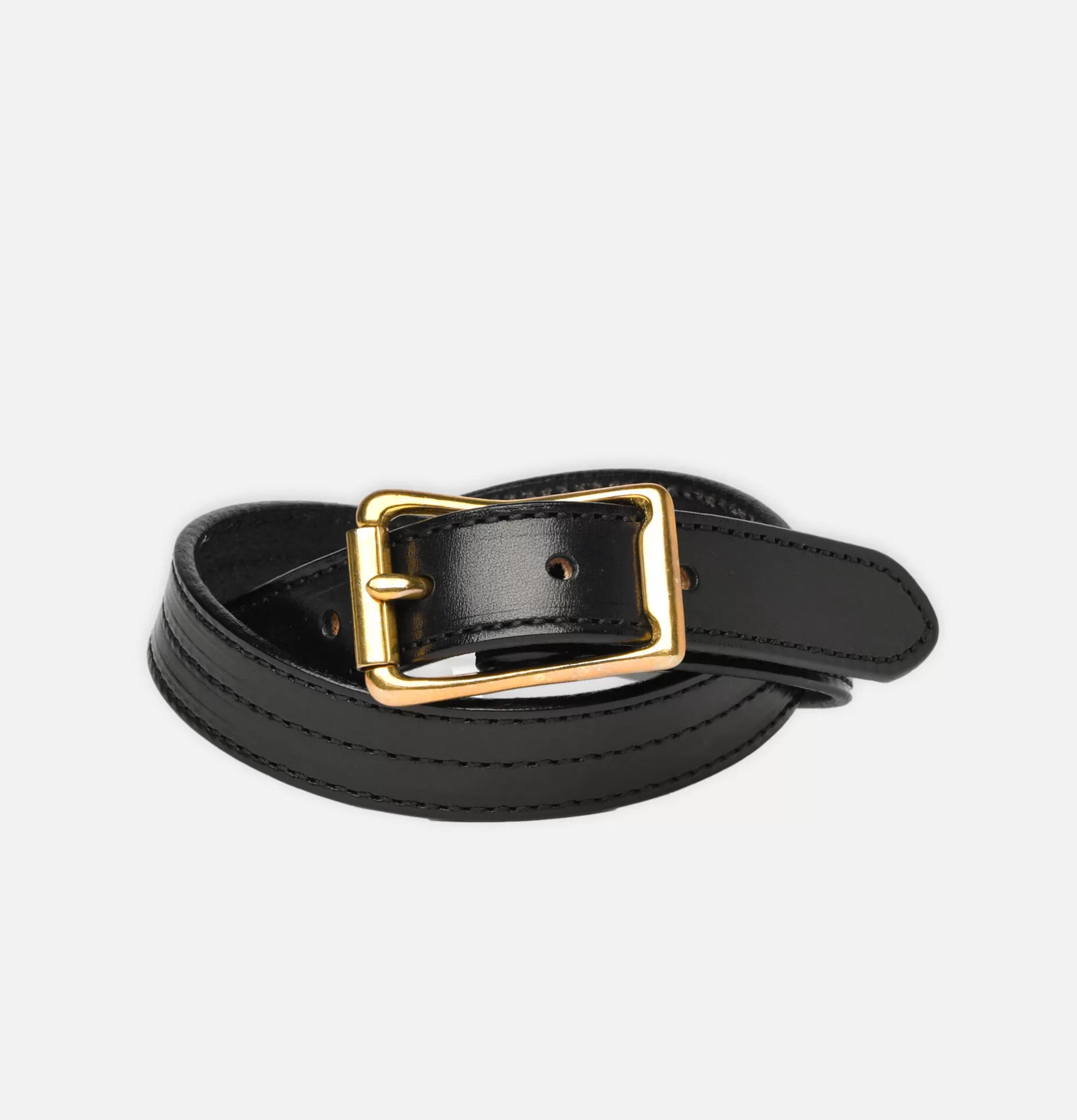 YUKETEN Belts<Triple Stitched Belt Black