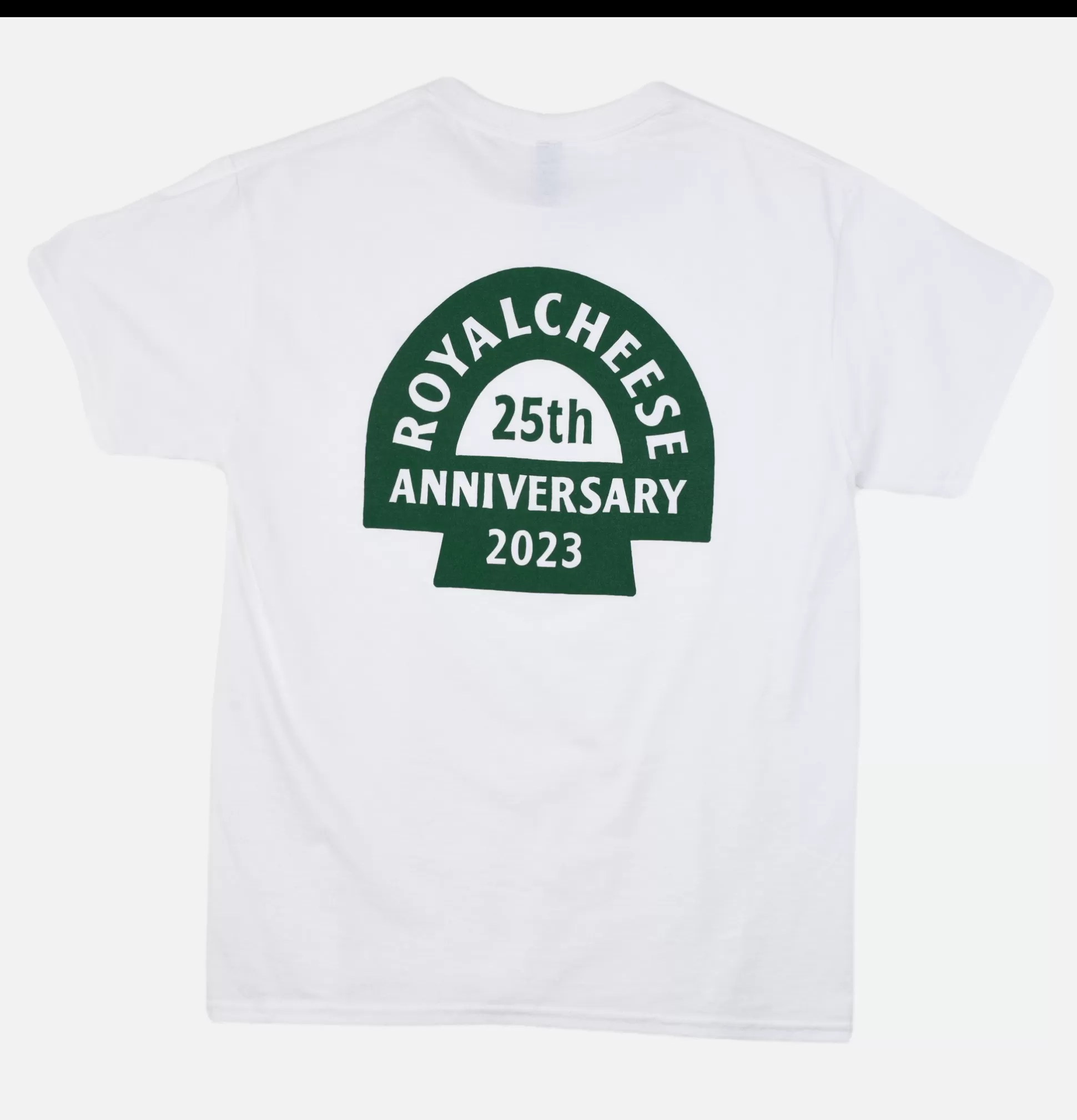 ROYALCHEESE T-Shirts<T-Shirt 25Ans White Green