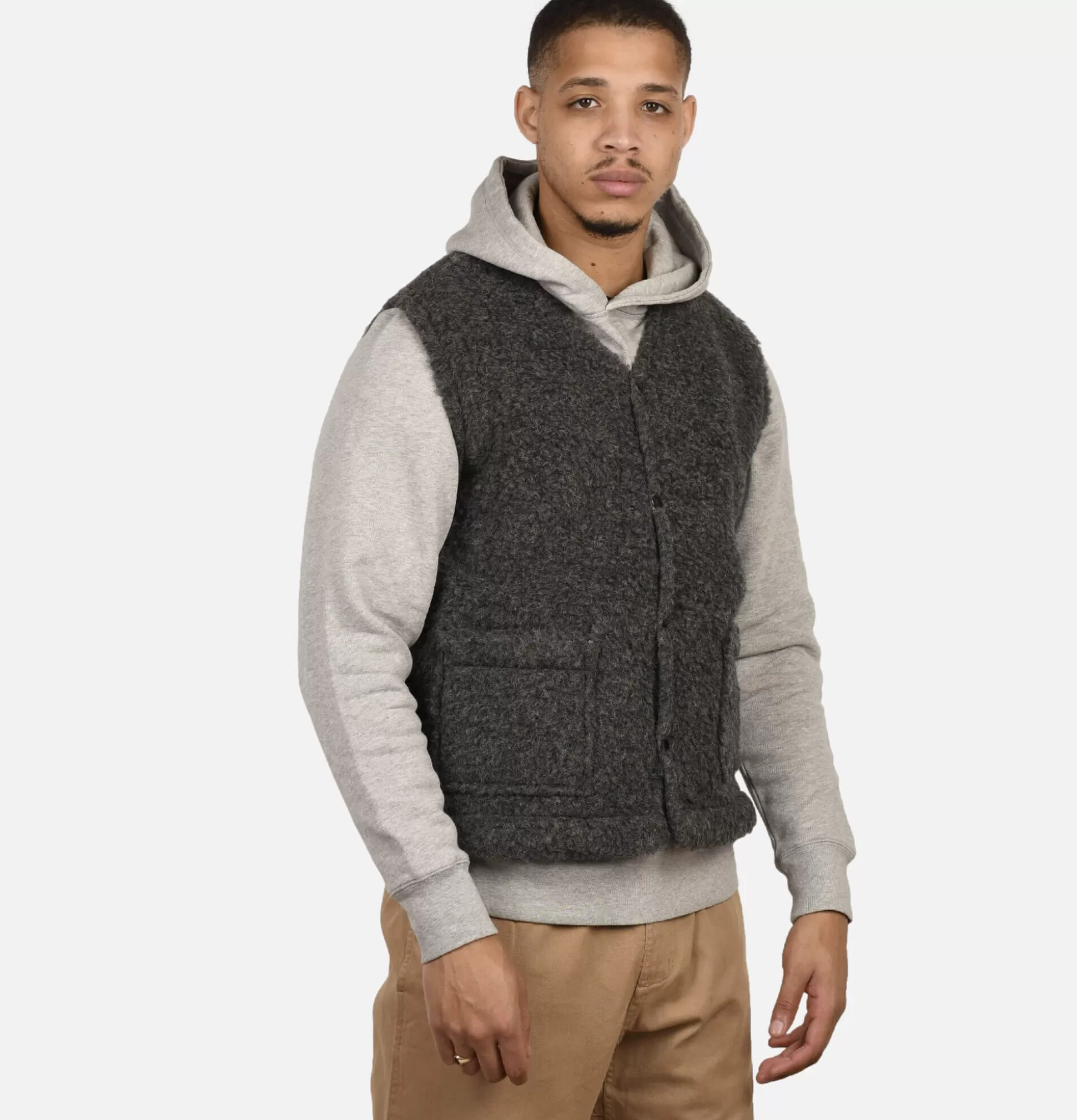 COLDBREAKER Sweatshirts & Fleeces<Turk Vest Graphite