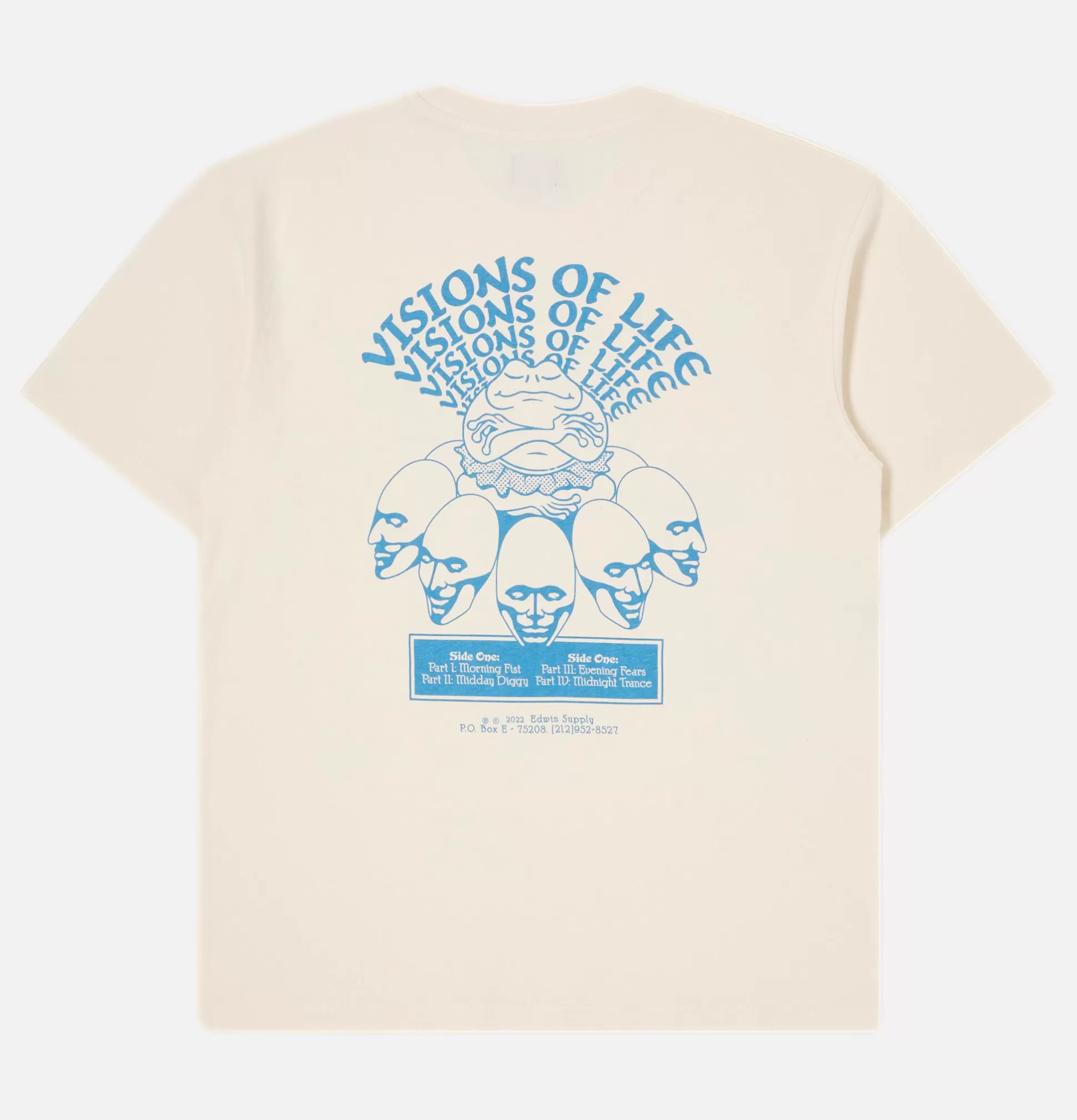 EDWIN T-Shirts<Visions Of Life T-Shirt White