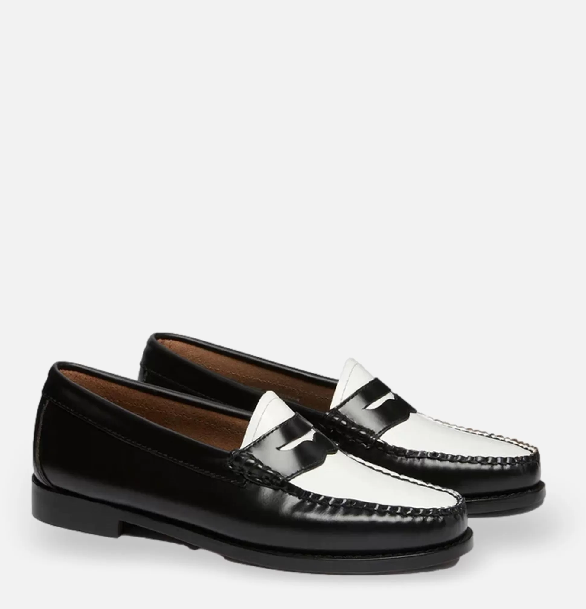 G.H. BASS Shoes<Weejuns Penny Loafers Black & White