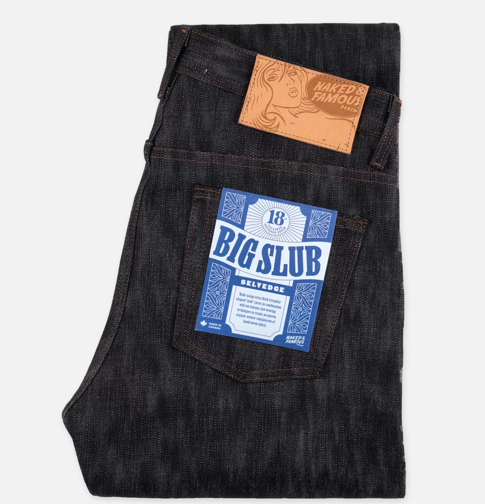 NAKED & FAMOUS Jeans<Weird Guy Big Slub 18Oz