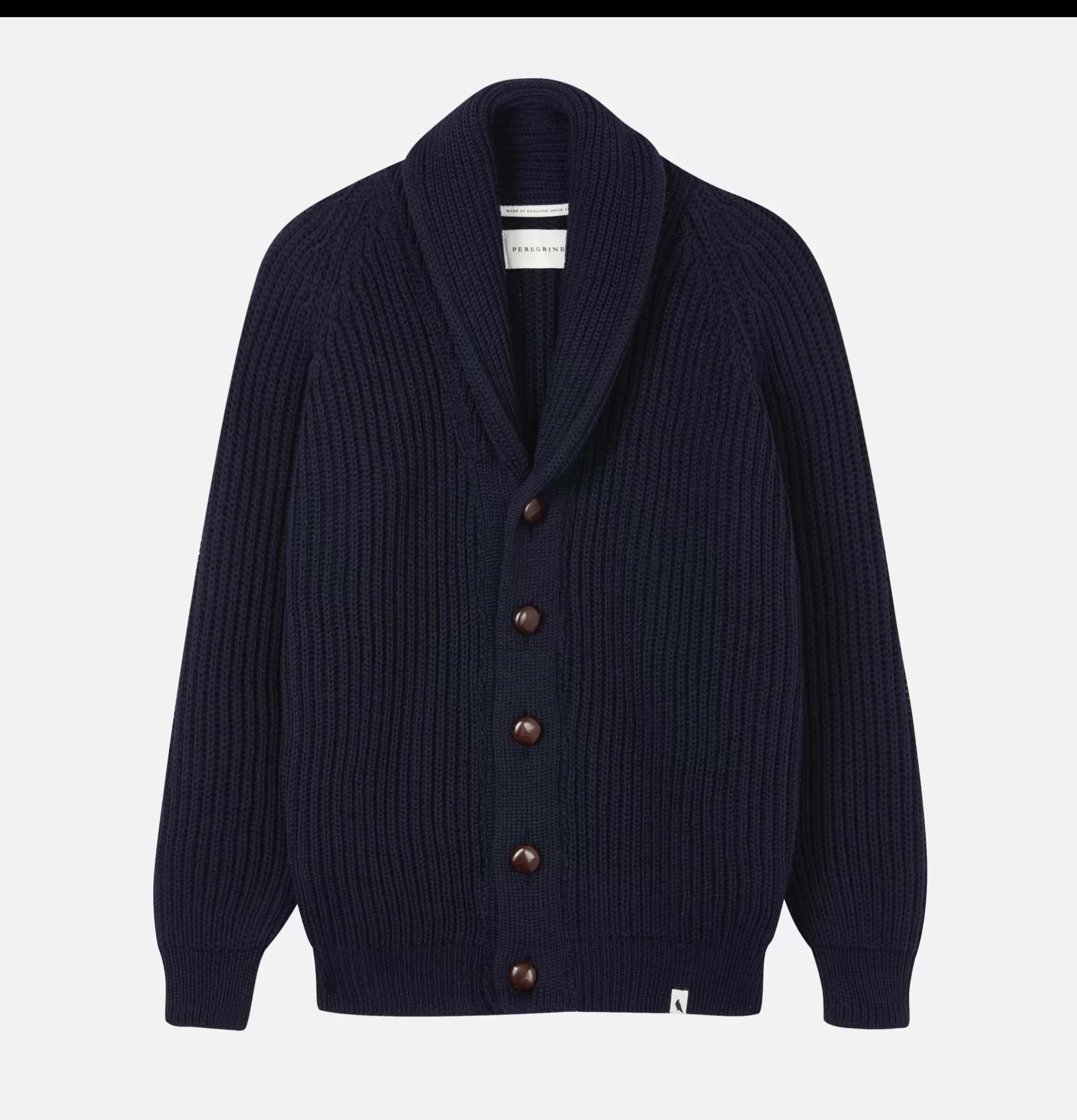 PEREGRINE Knitwear<Wilkinson Cardigan Wool Navy