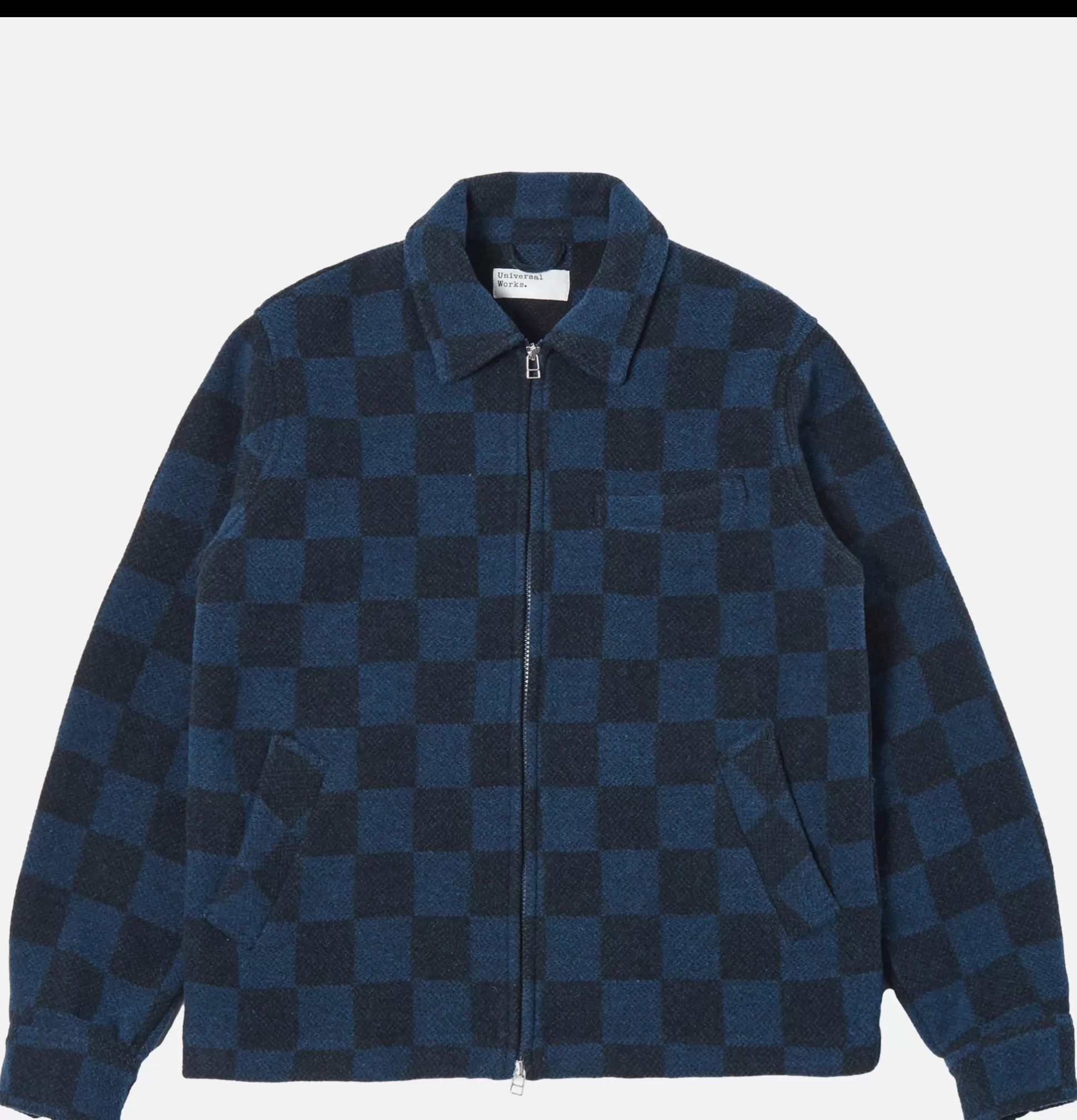 UNIVERSAL WORKS Coats & Jackets<Windcheater Jacket Navy Checkerboard