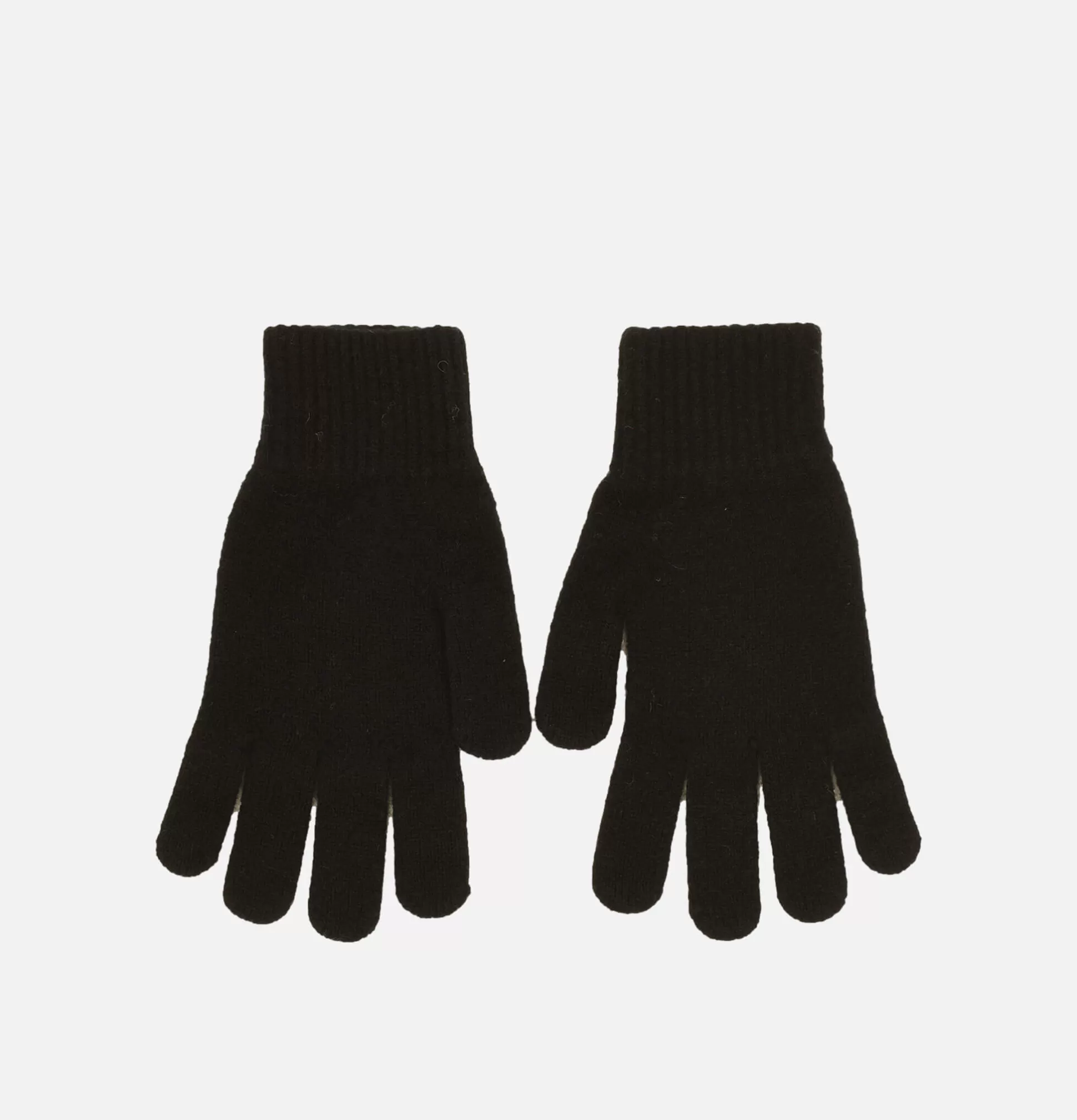 ROBERT MACKIE Gloves • Beanies • Scarves<Wool Gloves Black