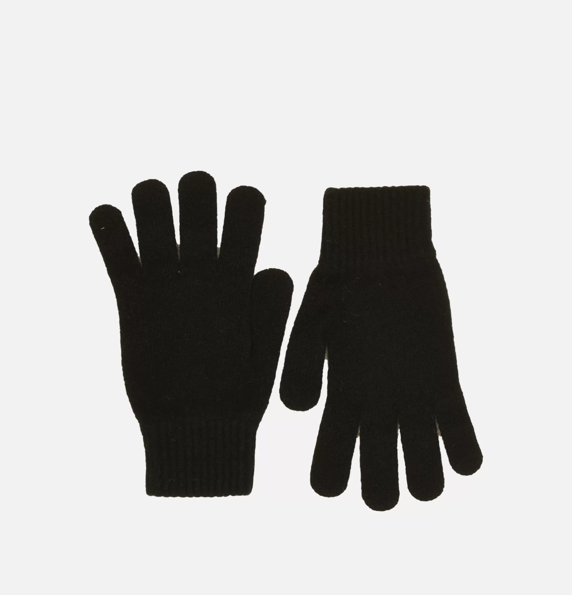 ROBERT MACKIE Gloves • Beanies • Scarves<Wool Gloves Black