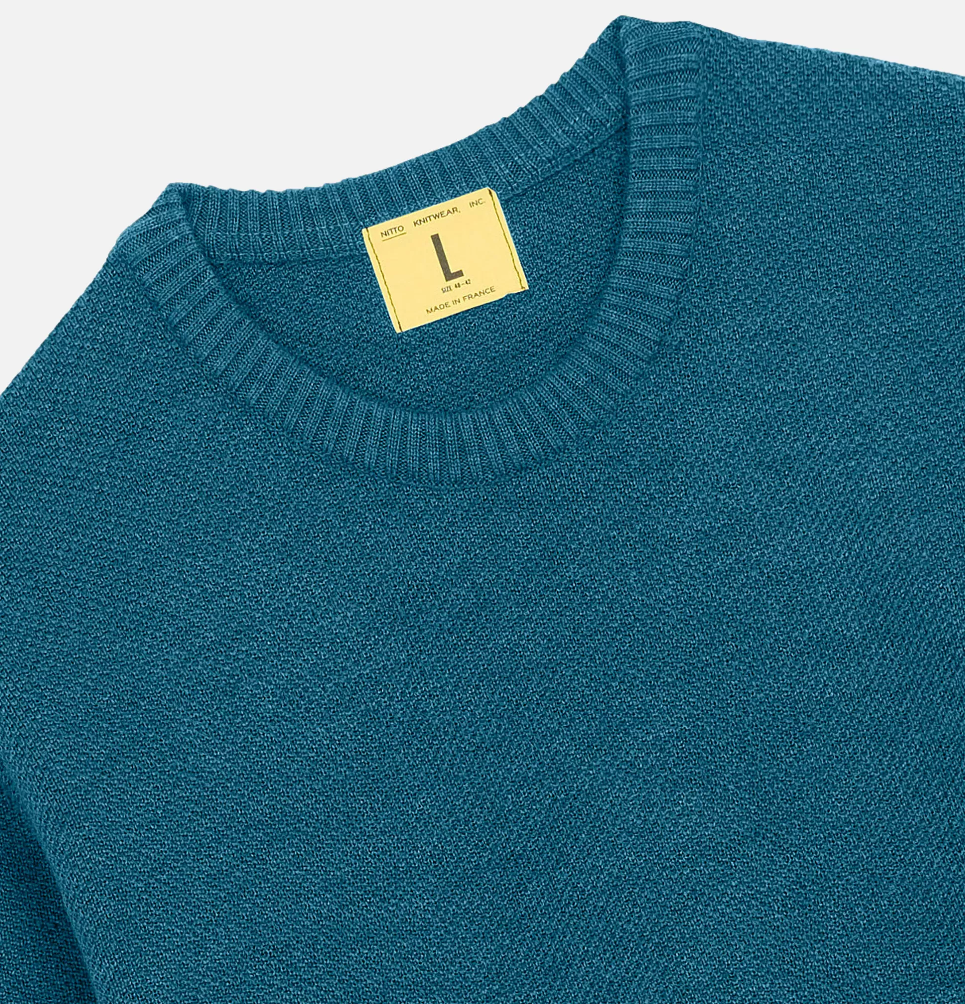 NITTO KNITWEAR Knitwear<Youri Wool Knit Blue