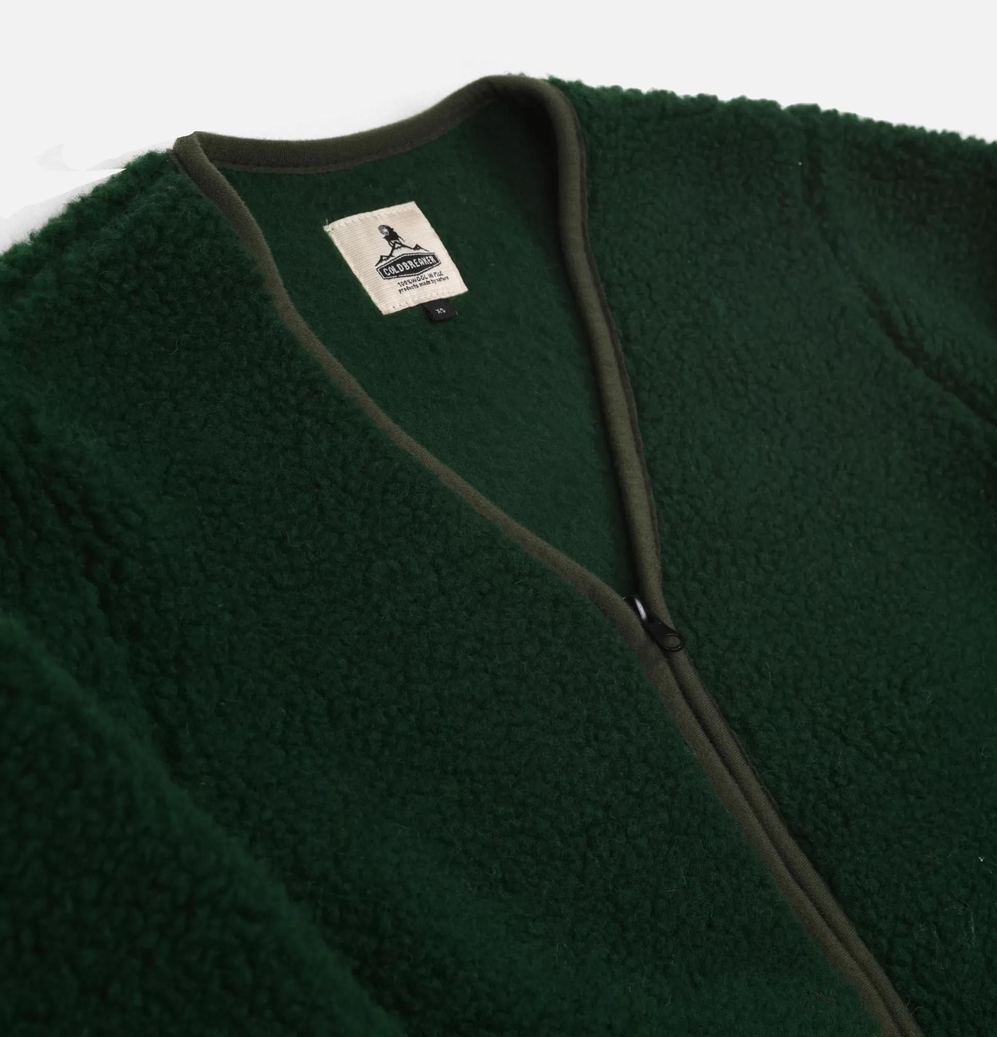 COLDBREAKER Sweatshirts & Fleeces<Zip Up Vee Cardigan Green