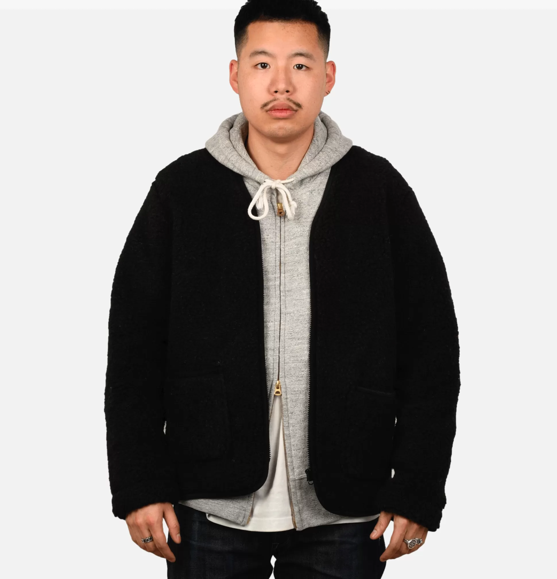 COLDBREAKER Sweatshirts & Fleeces<Zip Up Vee Cardigan Mole