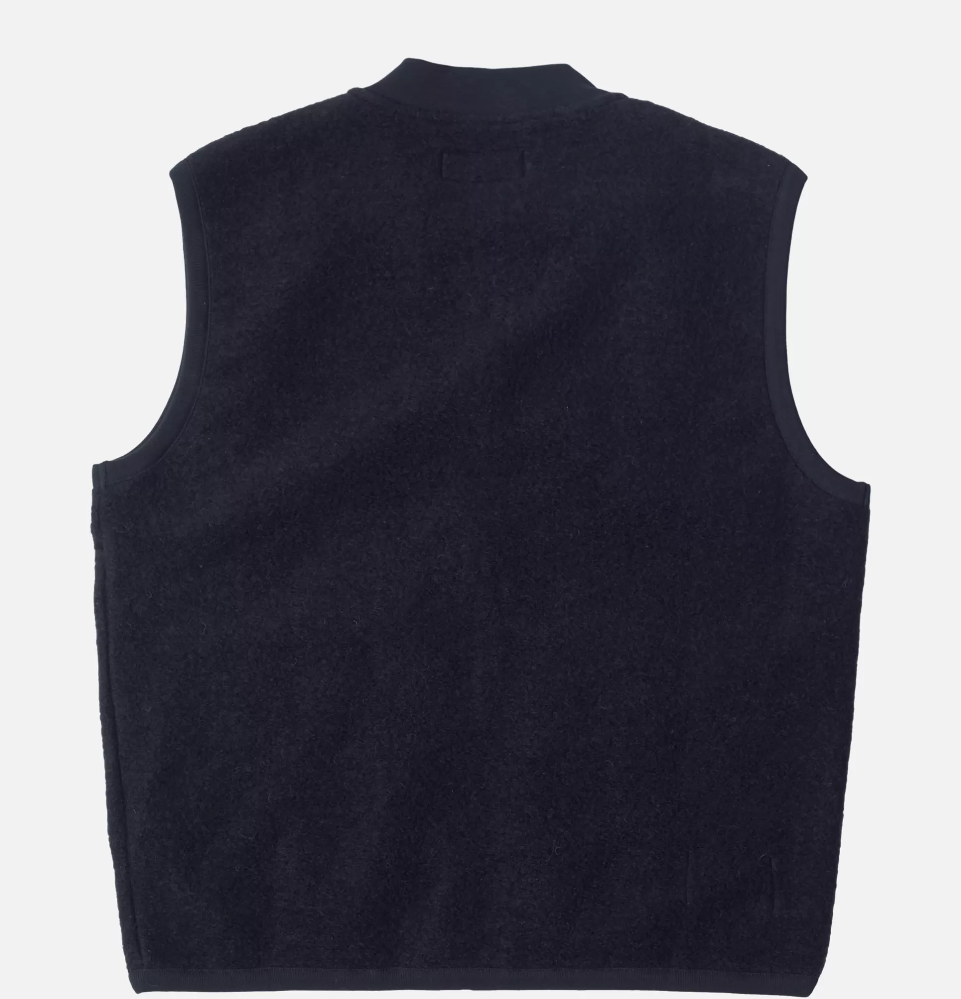 UNIVERSAL WORKS Knitwear<Zip Waistcoat Wool Black